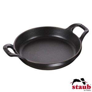 Mini Travessa Redonda 12cm Staub Minis de Ferro Fundido Preta