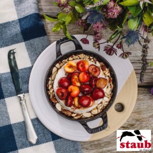 Mini Travessa Redonda 12cm Staub Minis de Ferro Fundido Preta