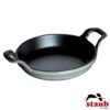 Mini Travessa Redonda 12cm Staub Minis de Ferro Fundido Cinza Grafite