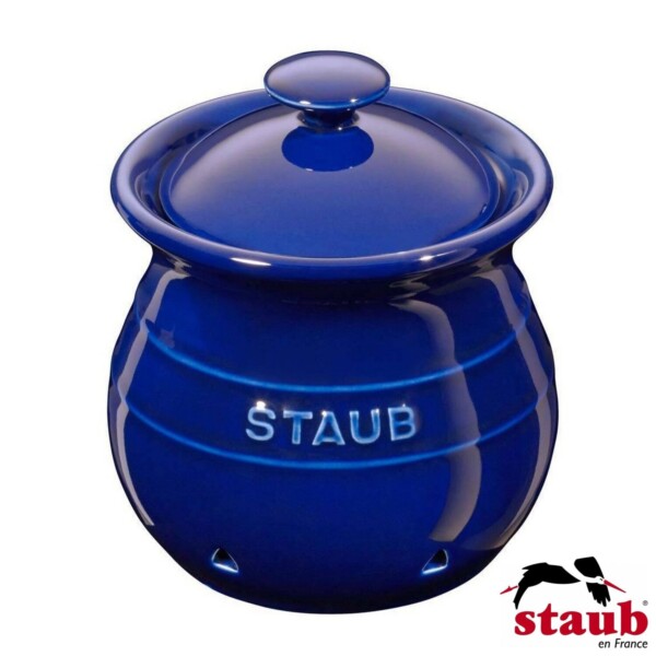 Porta Alho Staub Ceramic 500ml Azul Marinho