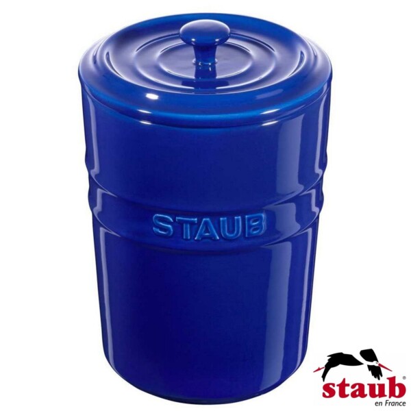 Porta Mantimento Staub Ceramic 1000ml Azul Marinho