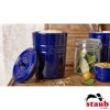 Porta Mantimento Staub Ceramic 1000ml Azul Marinho