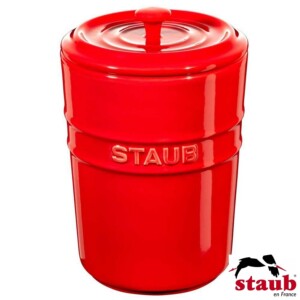 Porta Mantimento Staub Ceramic 1000ml Cereja