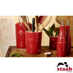 Porta Mantimento Staub Ceramic 1000ml Cereja