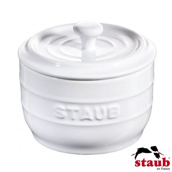 Porta Sal Staub Ceramic 250ml Branca