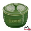 Porta Sal Staub Ceramic 250ml Verde Basil