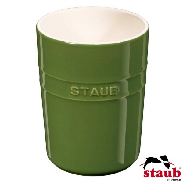 Porta Utensílios Verde Basil Staub Ceramic 11cm