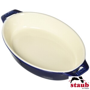 Travessa Oval 23cm Azul Marinho Staub Ceramic