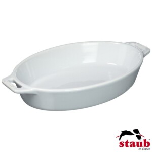 Travessa Oval 23cm Branca Staub Ceramic