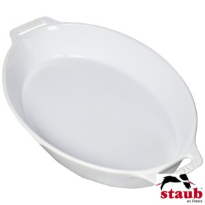 Travessa Oval 37cm Branca Staub Ceramic