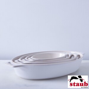 Travessa Oval 17cm Azul Marinho Staub Ceramic