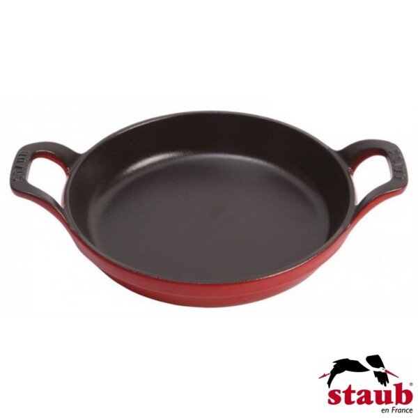 Travessa Redonda 16cm Cereja Staub Specialties de Ferro Fundido