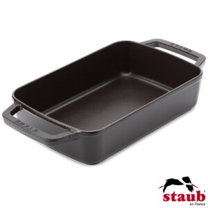 Travessa Retangular 40x25cm Preta Staub Specialties de Ferro Fundido