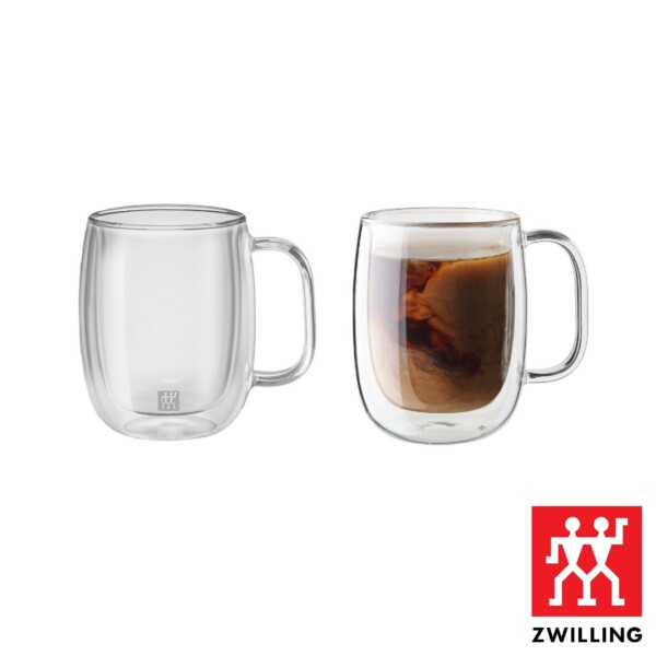 Cj. 2 Canecas para Café 355ml Parede Dupla Zwilling Sorrento