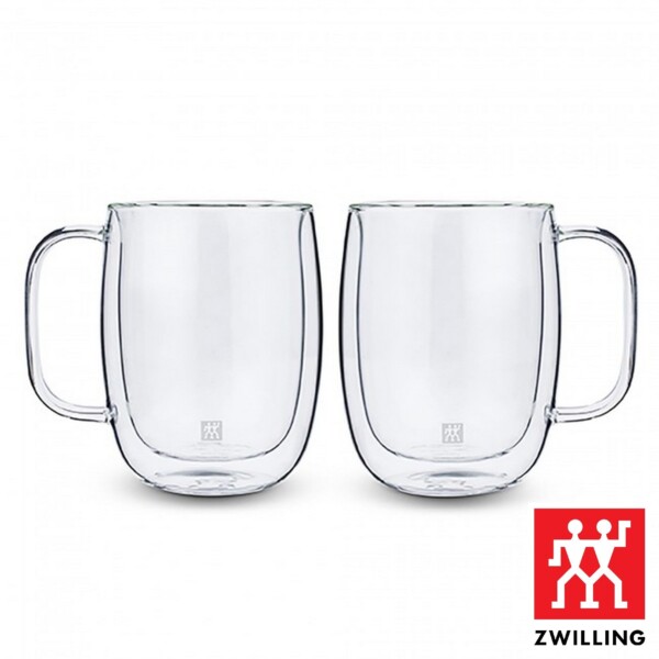 Cj. 2 Canecas para Café 355ml Parede Dupla Zwilling Sorrento