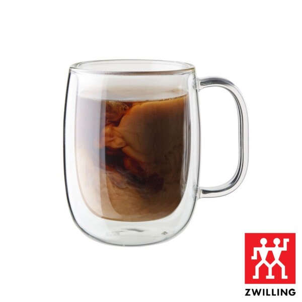 Cj. 2 Canecas para Café 355ml Parede Dupla Zwilling Sorrento