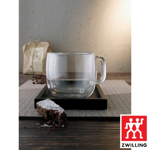 Cj. 2 Canecas para Capuccino 450ml Parede Dupla Zwilling Sorrento