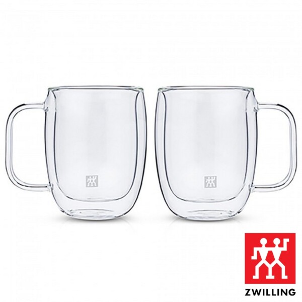 Cj. 2 Canecas para Espresso Duplo 134ml Parede Dupla Zwilling Sorrento