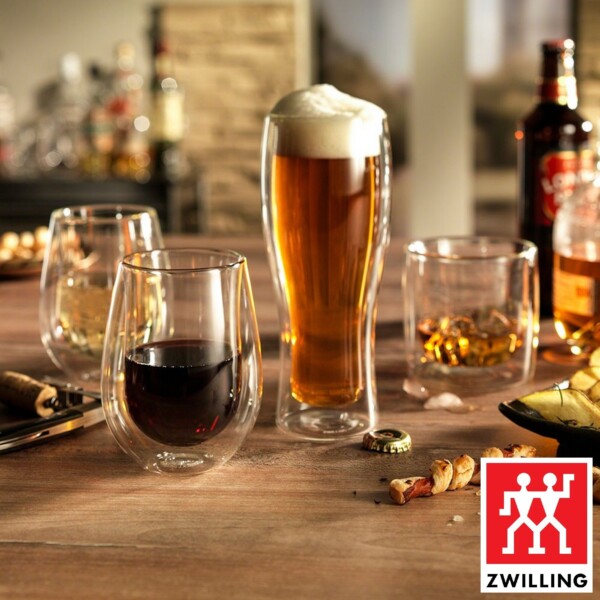 Cj. 2 Copos para Cerveja 414ml Parede Dupla Zwilling Sorrento