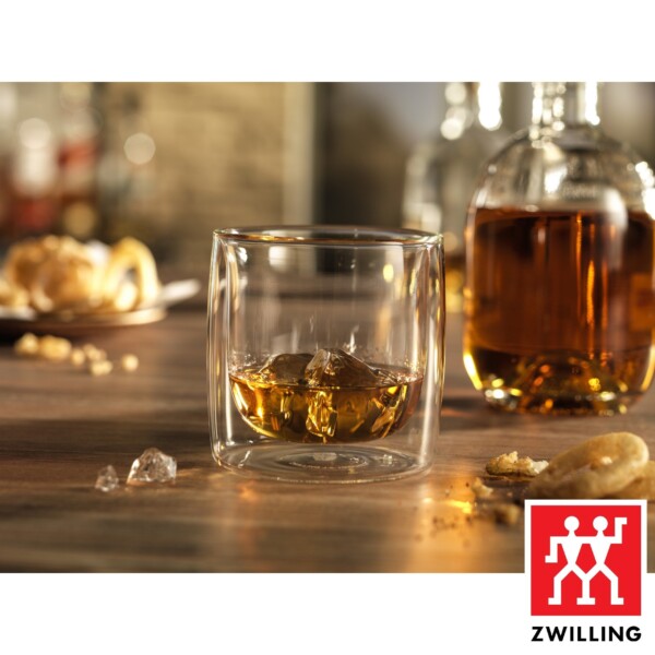 Cj. 2 Copos para Whisky 266ml Parede Dupla Zwilling Sorrento