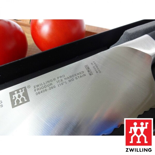 Faca de Pão Longa 10" Zwilling Pro de Aço Inox