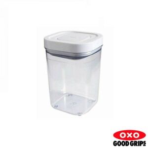 Pote Quadrado 1 litro Oxo Pop com Fechamento Hermético