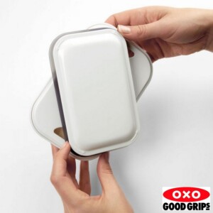 Pote Retangular 600ml Oxo Pop 2.0 com Fechamento Hermético