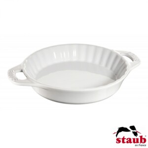 Fôrma para Torta 24cm Branca Staub Ceramic