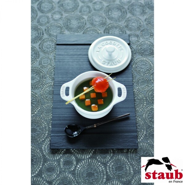 Mini Caçarola Redonda Branca Staub Ceramic 10cm