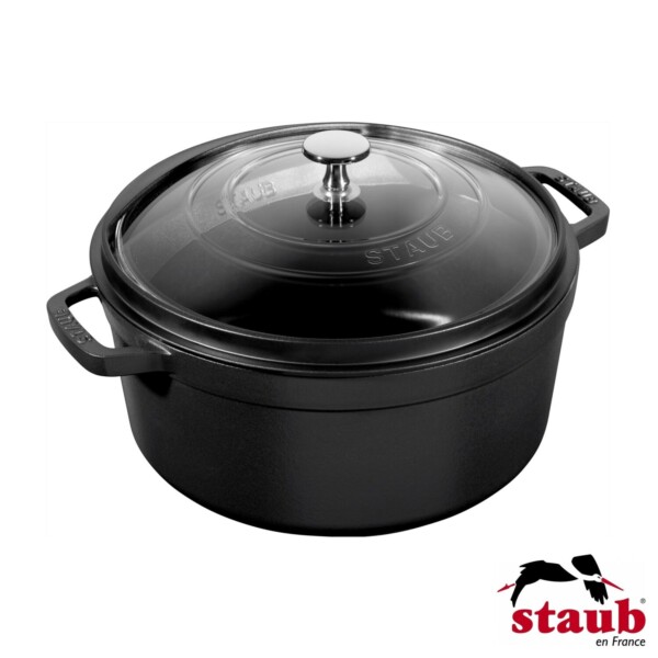 Tampa 26cm com Suporte Staub Accessories de Ferro Fundido