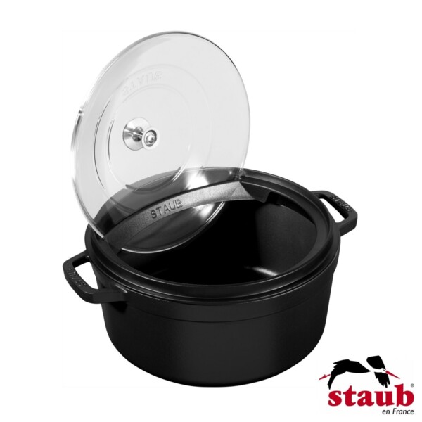 Tampa 26cm com Suporte Staub Accessories de Ferro Fundido