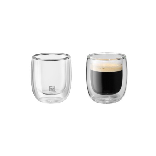 Jogo de Copos para Espresso 80ml Zwilling Sorrento 2 Peças Parede Dupla