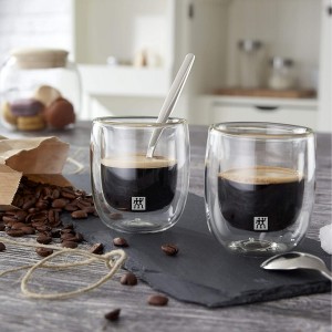 Jogo de Copos para Espresso 80ml Zwilling Sorrento 2 Peças Parede Dupla