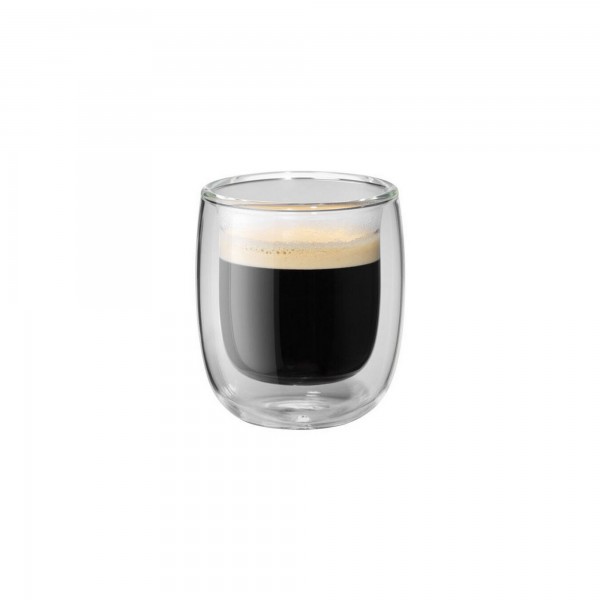 Jogo de Copos para Espresso 80ml Zwilling Sorrento 2 Peças Parede Dupla