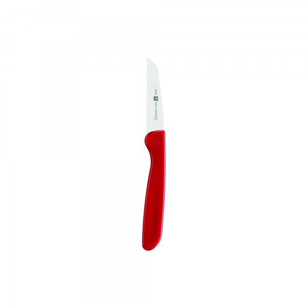 Faca de Legumes Zwilling Twin Grip 7cm Vermelha