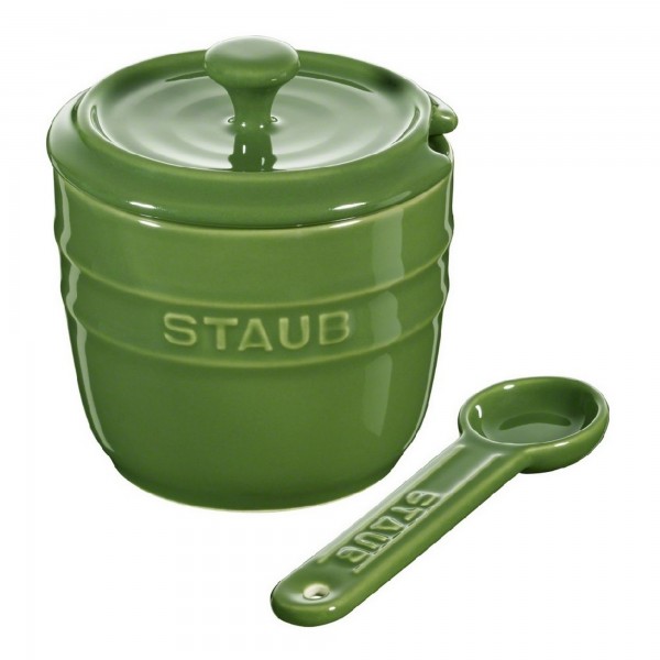 Porta Açúcar Verde Basil Staub Ceramic 250ml