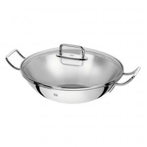 Wok 32cm Zwilling Plus de Aço Inox com Fundo Triplo Sigma