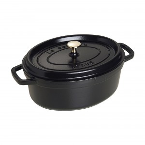 Caçarola Oval 41cm Preta Staub La Cocotte de Ferro Fundido