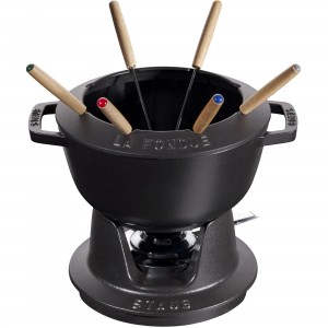 Conjunto para Fondue 20cm Preto Staub Specialties de Ferro Fundido