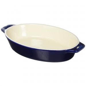 Travessa Oval Azul Marinho 23cm Staub Ceramic