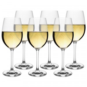 Kit de Taças Vinho Branco e Champagne Schott Zwiesel Ivento 12 Peças de Cristal