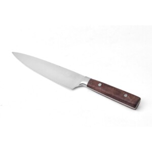 Faca Chef James.F Classic 20cm de Aço Inox e Madeira