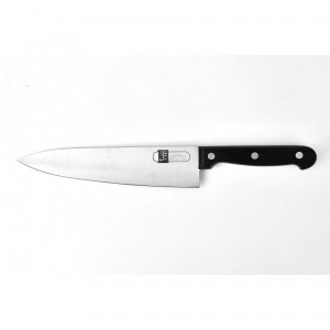 Faca Chef James.F Premium 20cm de Aço Inox e Resina Termoplástica