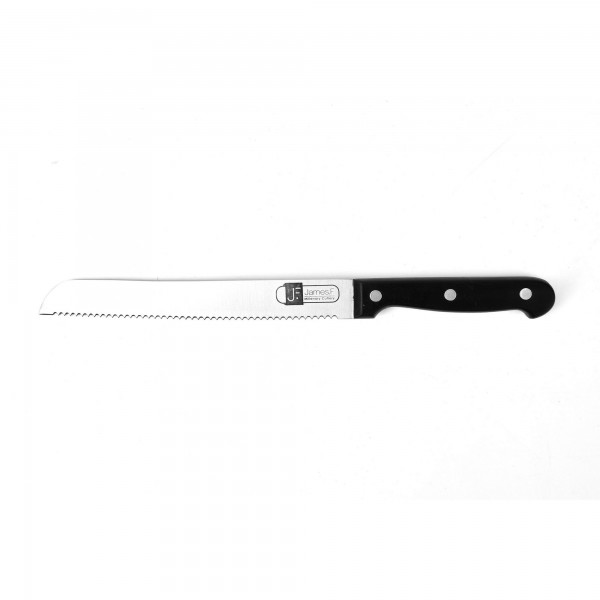 Faca de Pão James.F Premium 20cm de Aço Inox e Resina Termoplástica