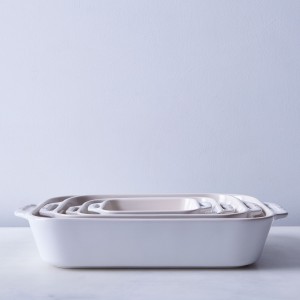 Travessa Retangular Azul Marinho 27x20cm Staub Ceramic