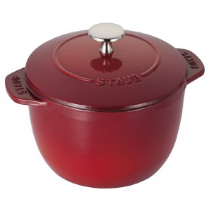 Caçarola para Arroz Staub Cereja 16cm Redonda Chistera de Ferro Fundido