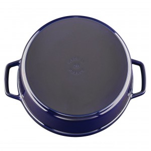 Caçarola Redonda 22cm Azul Marinho Staub La Cocotte de Ferro Fundido
