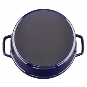 Caçarola Redonda 22cm Azul Marinho Staub La Cocotte de Ferro Fundido