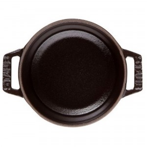 Caçarola Redonda 18cm Preta Staub La Cocotte de Ferro Fundido