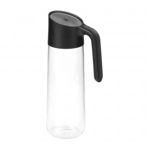 Carafe 1 litro WMF Nuro Preta de Aço Inox, Plástico e Vidro